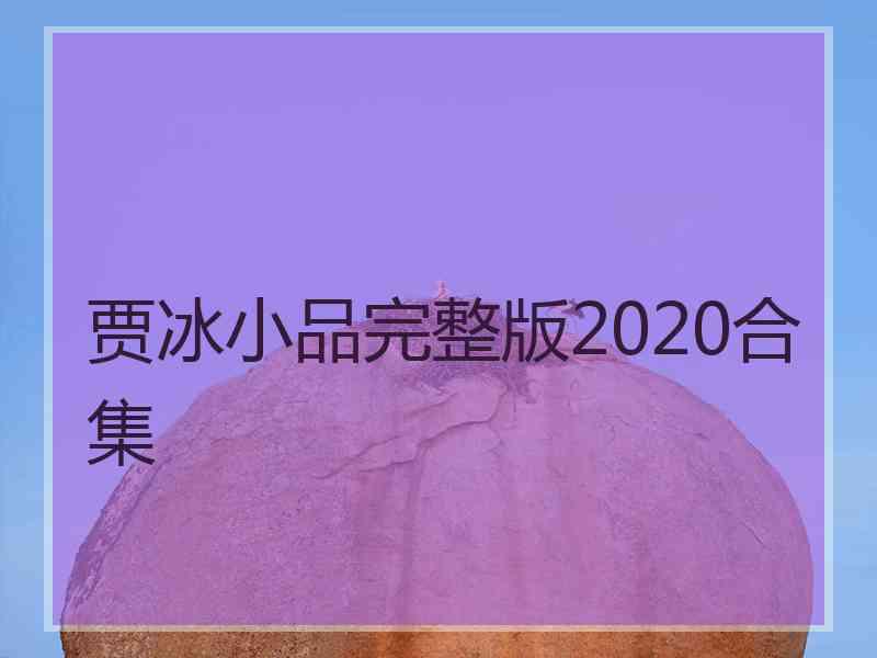 贾冰小品完整版2020合集