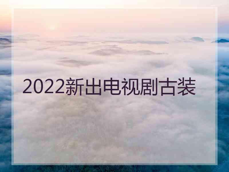 2022新出电视剧古装