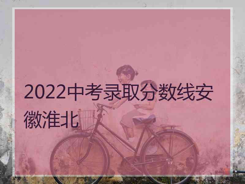 2022中考录取分数线安徽淮北