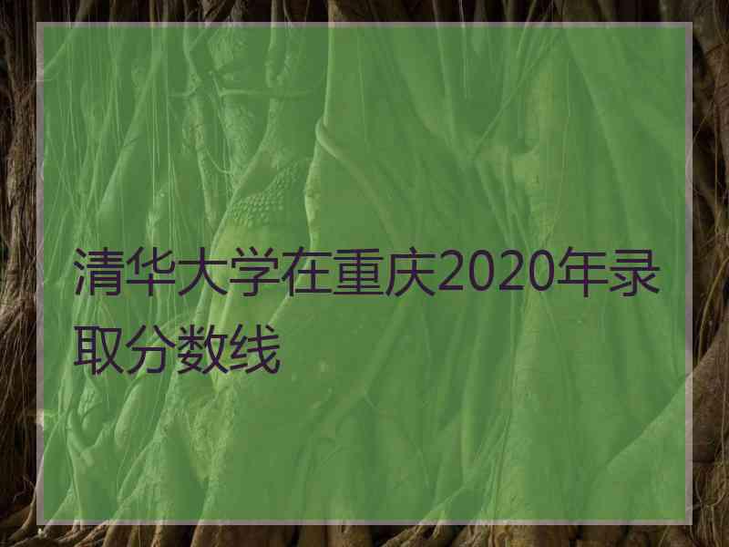 清华大学在重庆2020年录取分数线