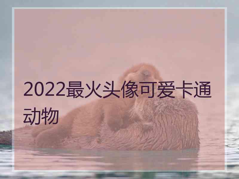 2022最火头像可爱卡通动物