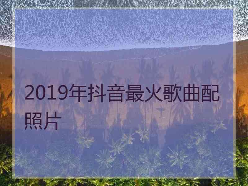 2019年抖音最火歌曲配照片