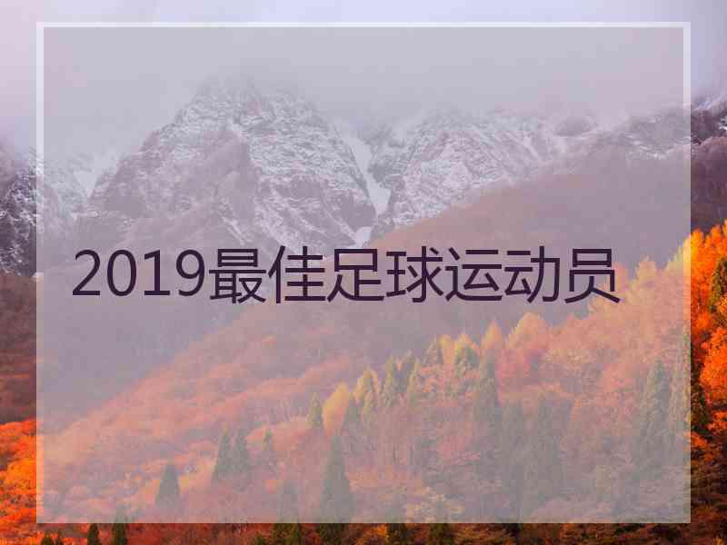 2019最佳足球运动员