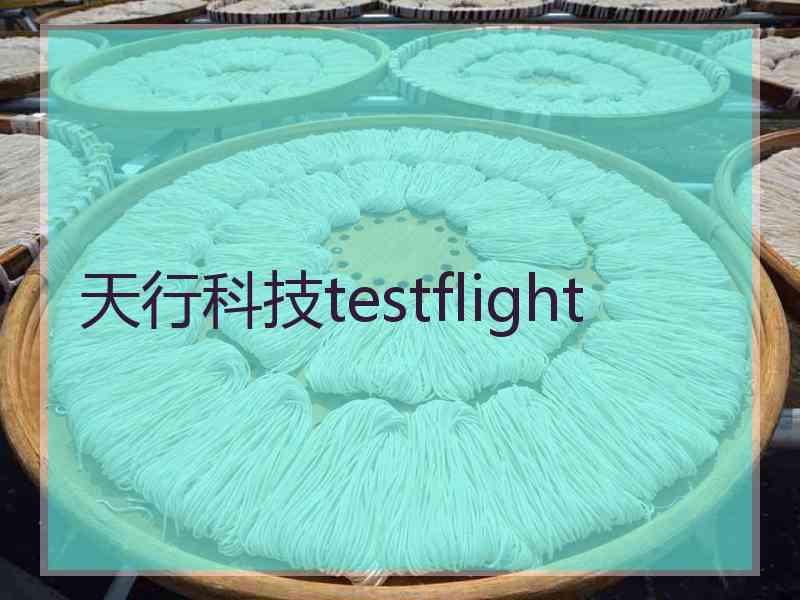 天行科技testflight