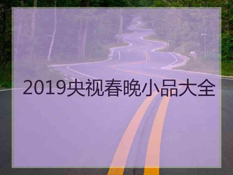 2019央视春晚小品大全