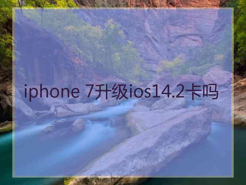 iphone 7升级ios14.2卡吗