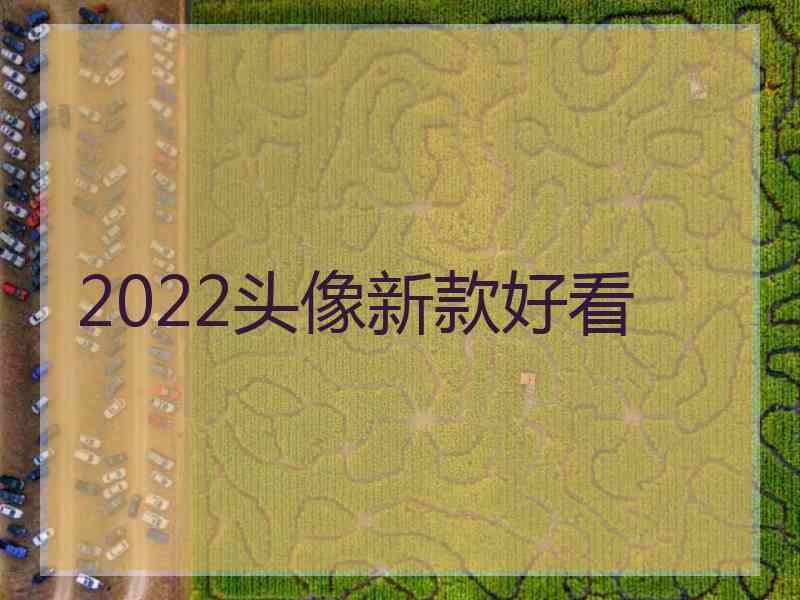 2022头像新款好看