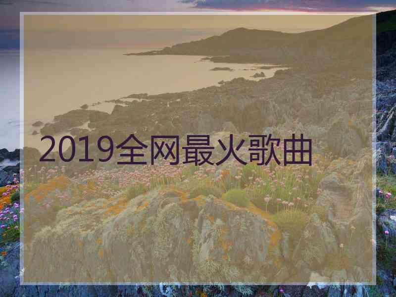 2019全网最火歌曲