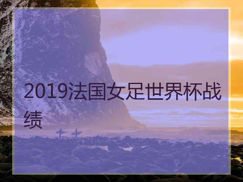 2019法国女足世界杯战绩