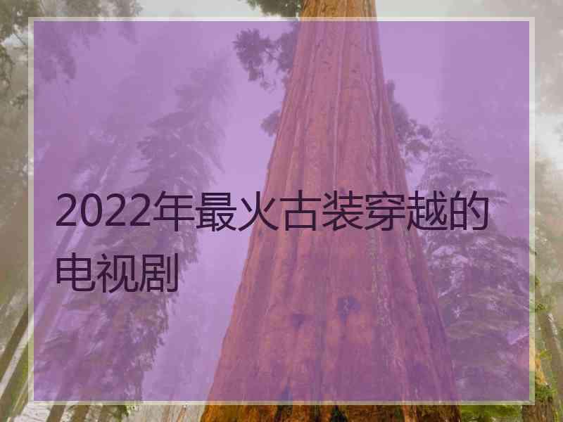 2022年最火古装穿越的电视剧