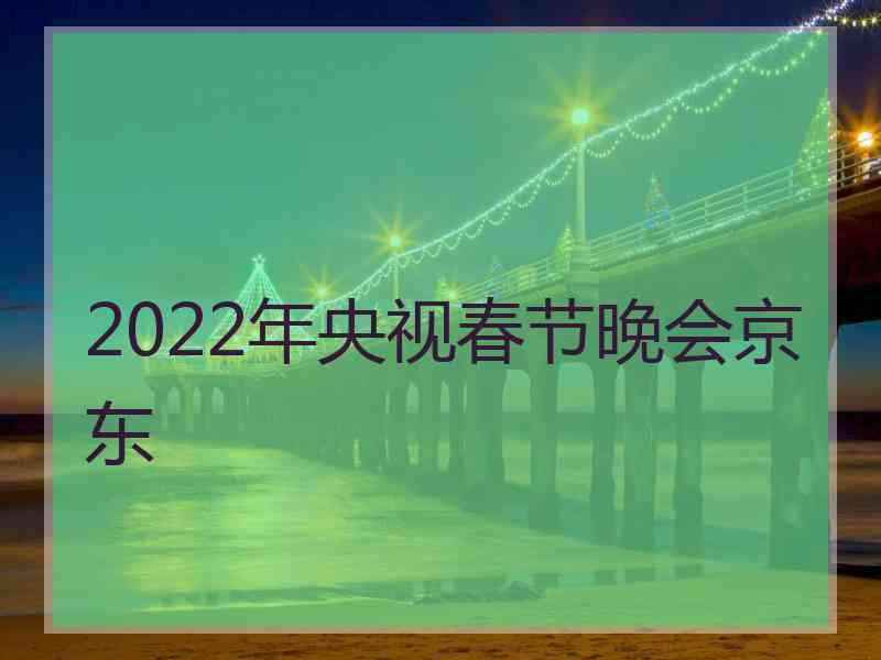 2022年央视春节晚会京东