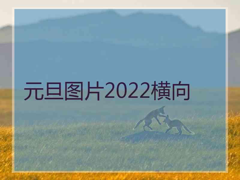 元旦图片2022横向