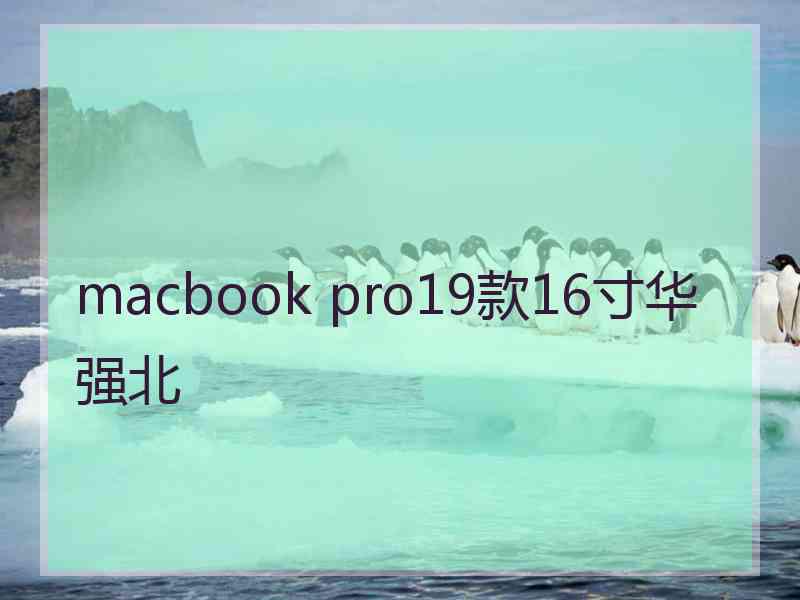 macbook pro19款16寸华强北