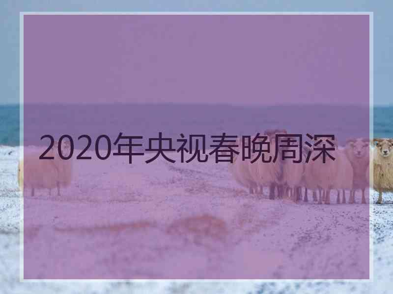 2020年央视春晚周深