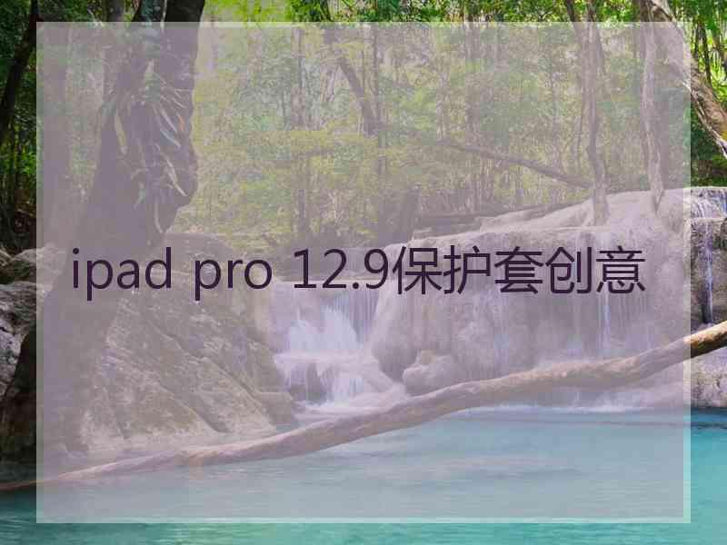 ipad pro 12.9保护套创意