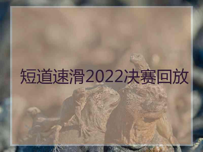 短道速滑2022决赛回放