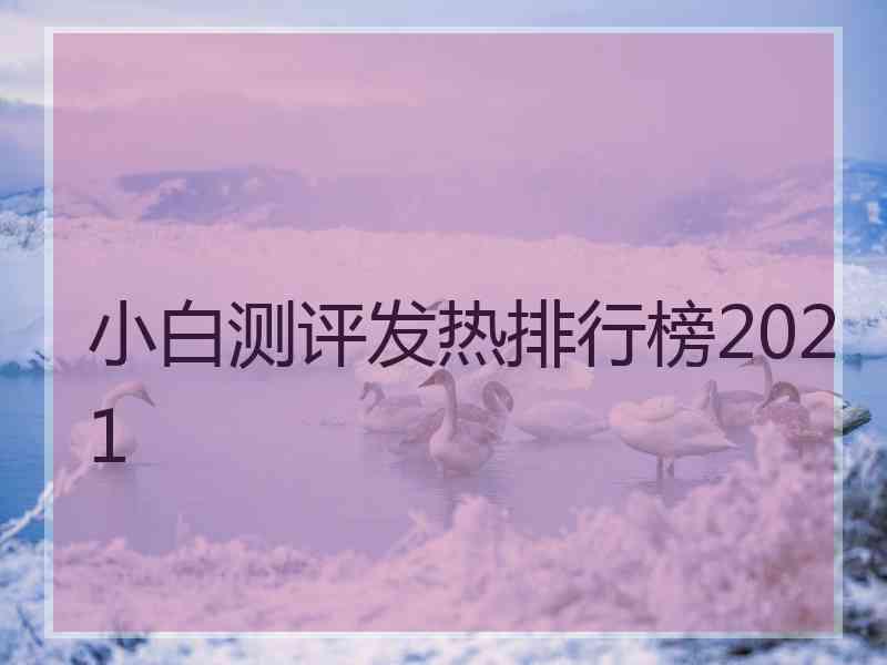 小白测评发热排行榜2021