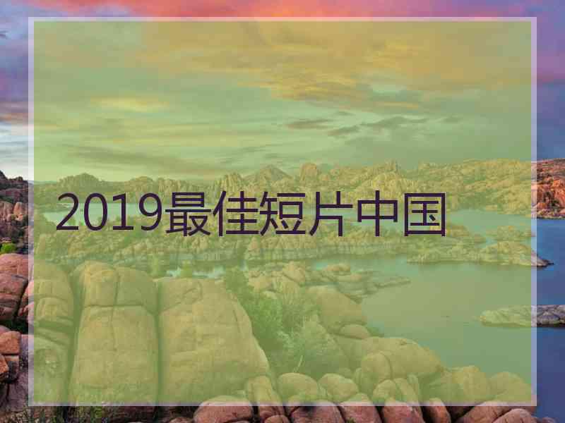 2019最佳短片中国