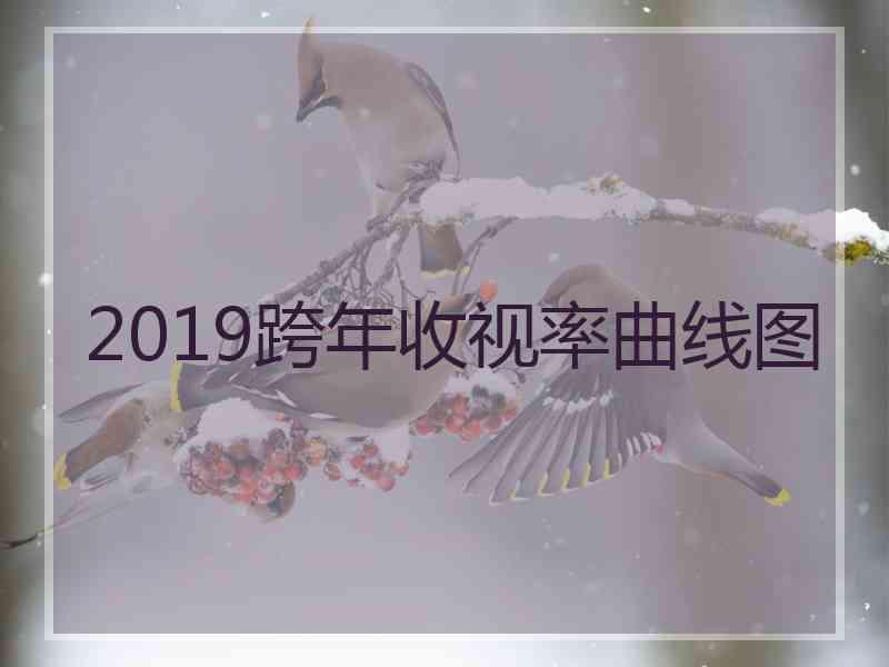 2019跨年收视率曲线图