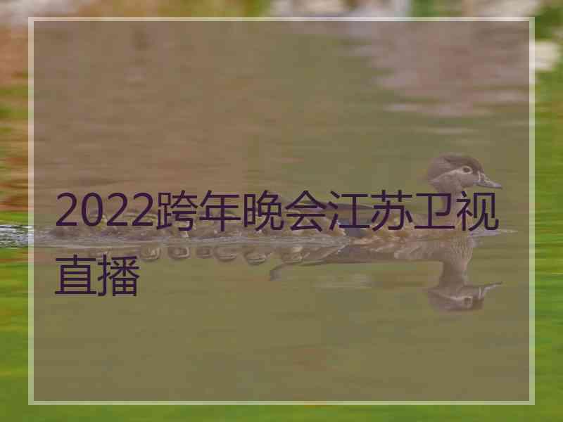 2022跨年晚会江苏卫视直播