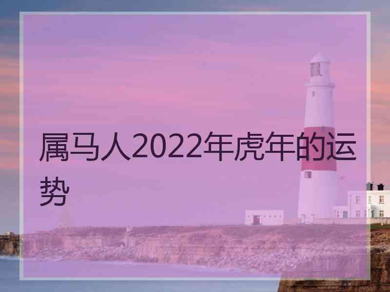 属马人2022年虎年的运势