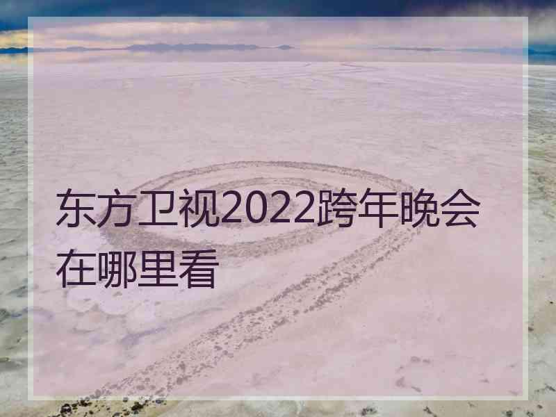 东方卫视2022跨年晚会在哪里看