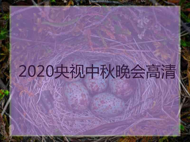 2020央视中秋晚会高清