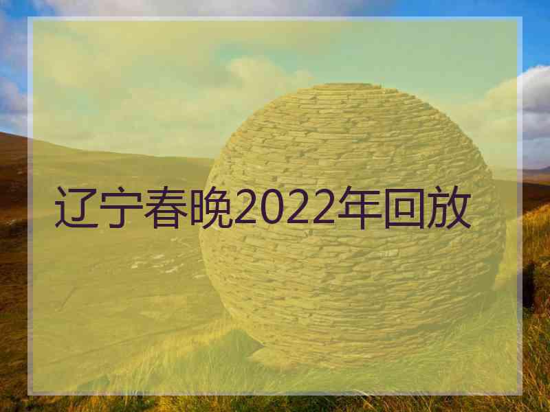 辽宁春晚2022年回放