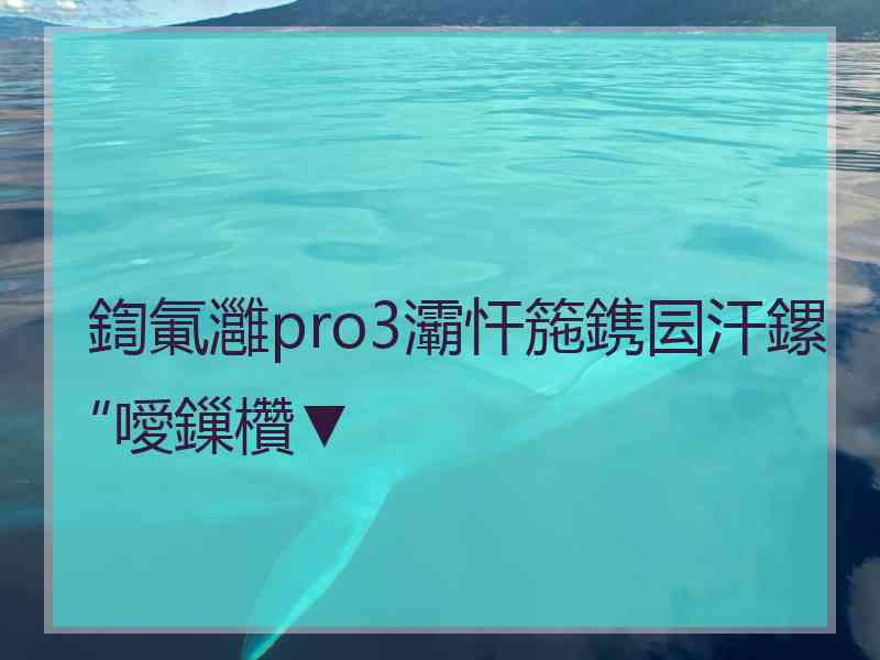 鍧氭灉pro3灞忓箷鎸囩汗鏍″噯鏁欑▼