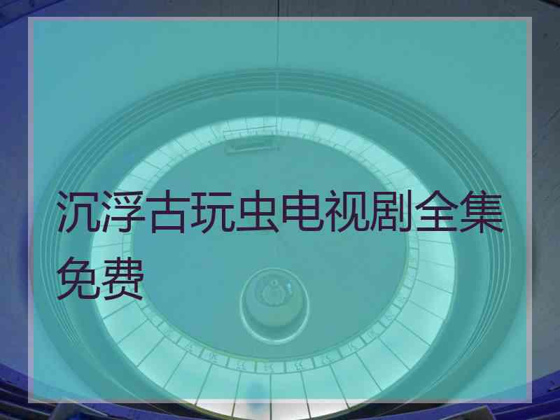 沉浮古玩虫电视剧全集免费