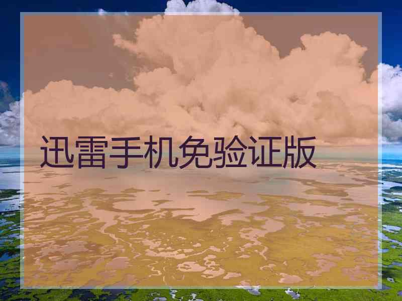 迅雷手机免验证版