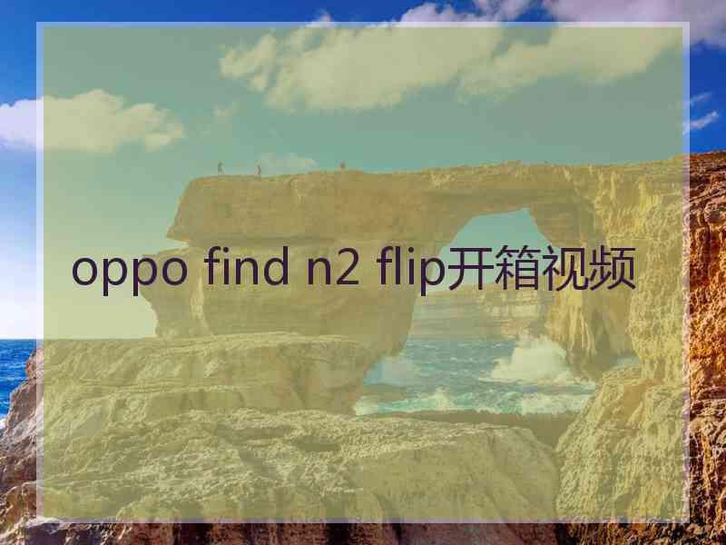 oppo find n2 flip开箱视频