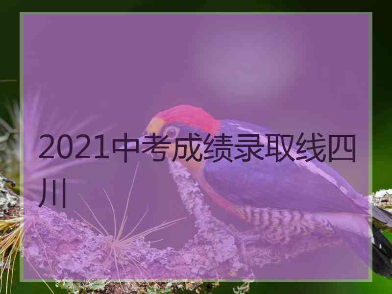 2021中考成绩录取线四川