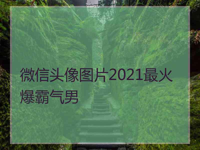 微信头像图片2021最火爆霸气男