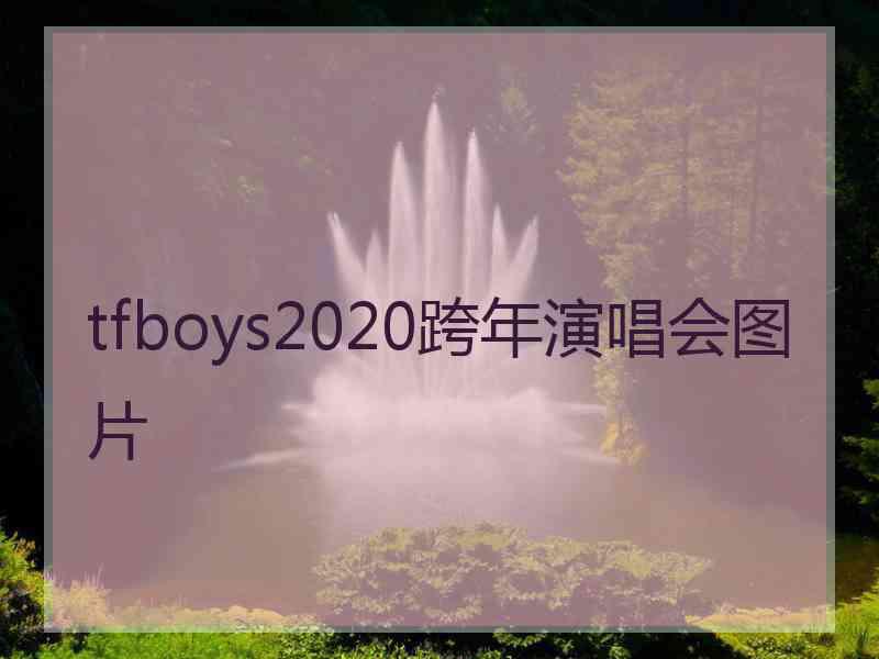 tfboys2020跨年演唱会图片