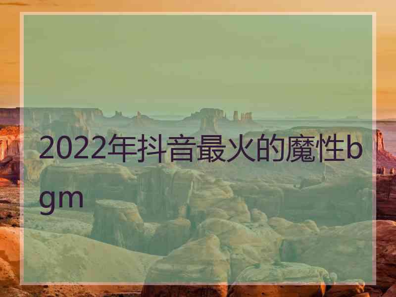 2022年抖音最火的魔性bgm