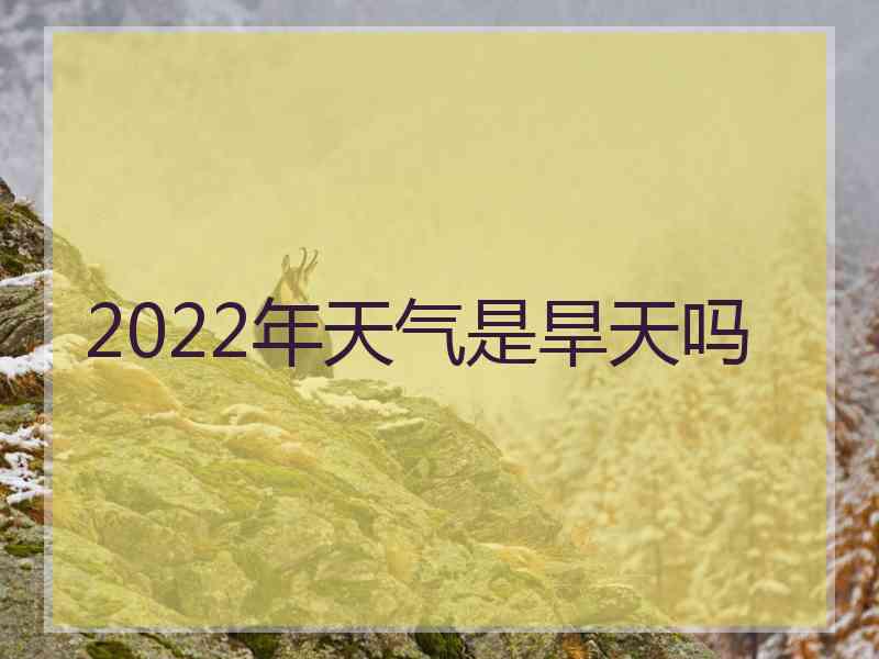 2022年天气是旱天吗