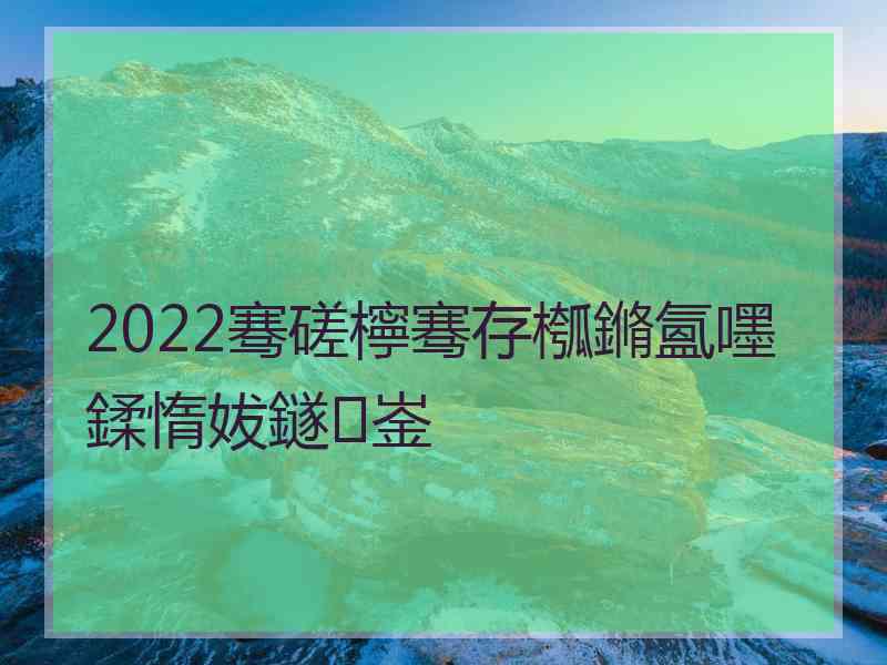 2022骞磋檸骞存槬鏅氳嚜鍒惰妭鐩崟