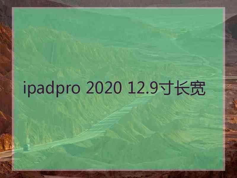 ipadpro 2020 12.9寸长宽