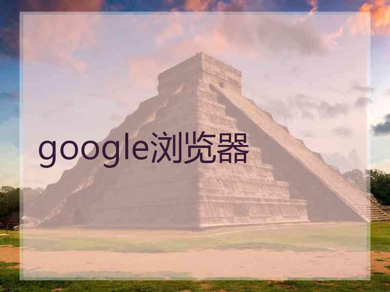 google浏览器