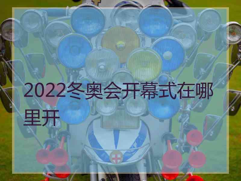 2022冬奥会开幕式在哪里开