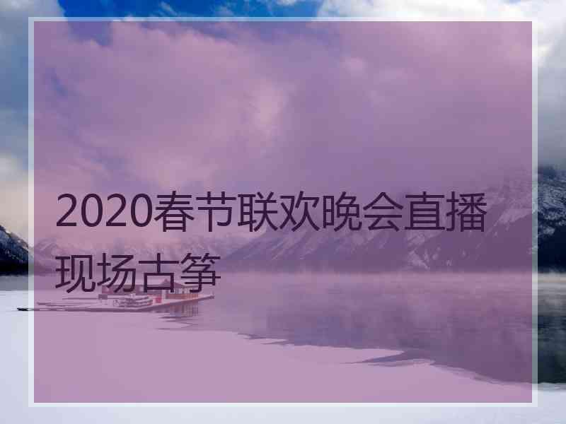 2020春节联欢晚会直播现场古筝