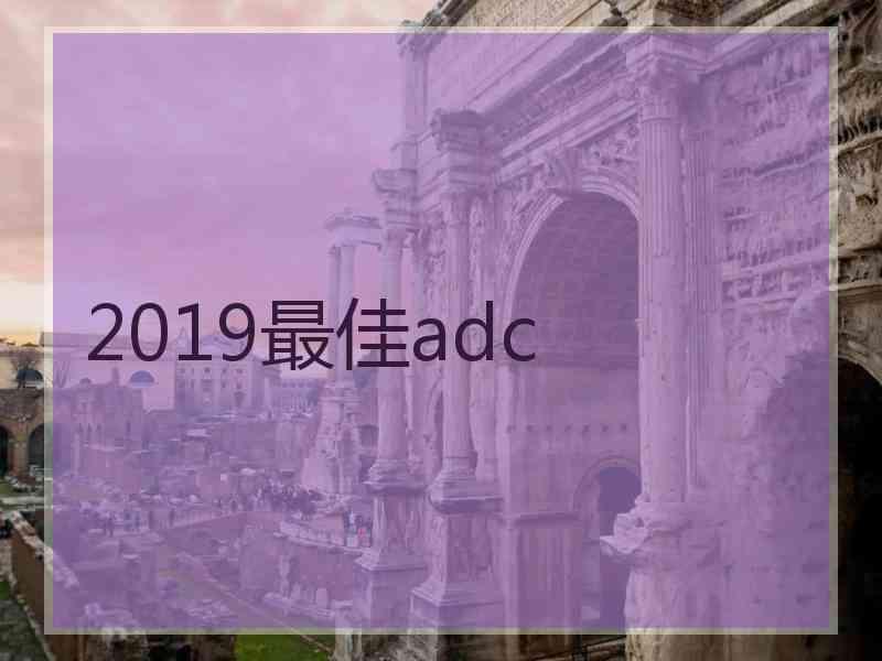 2019最佳adc