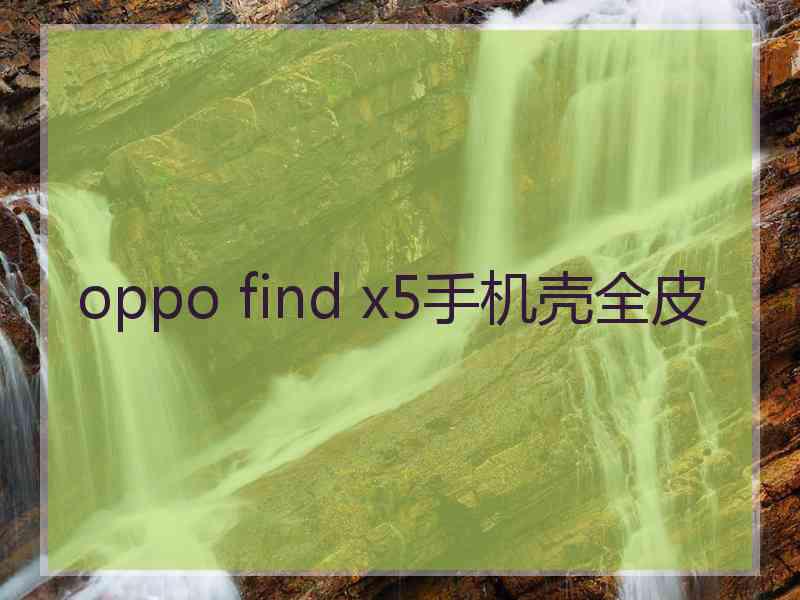 oppo find x5手机壳全皮