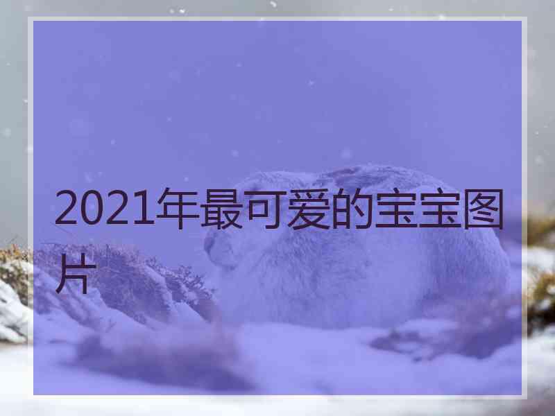 2021年最可爱的宝宝图片