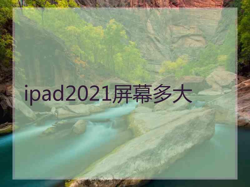 ipad2021屏幕多大