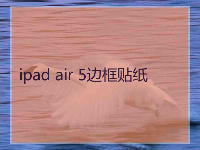 ipad air 5边框贴纸