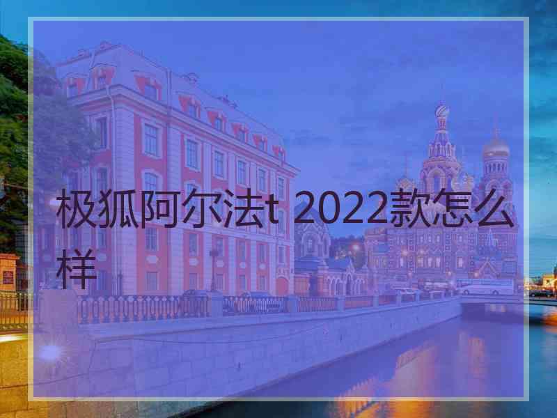 极狐阿尔法t 2022款怎么样