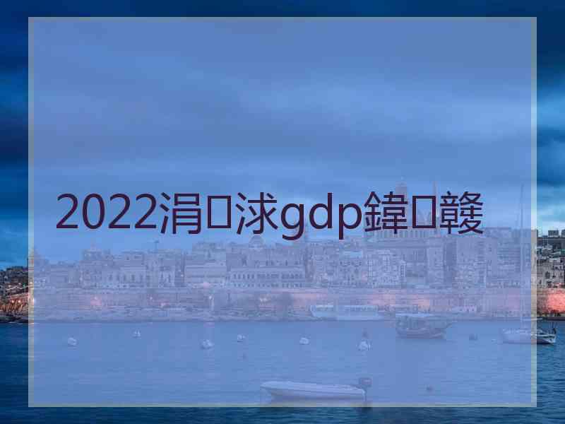 2022涓浗gdp鍏竷