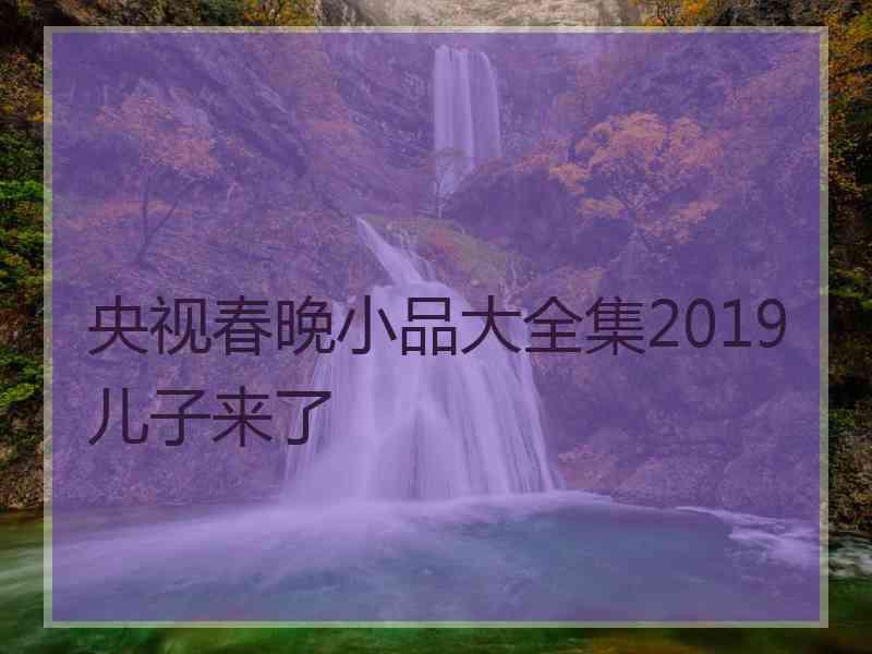 央视春晚小品大全集2019儿子来了